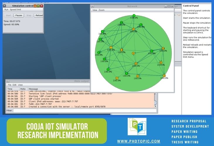 Research Guidance to implement cooja iot simulator projects
